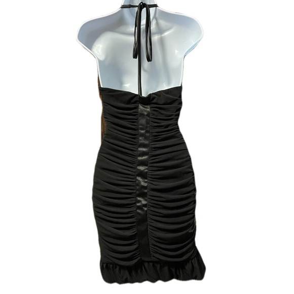 Cache Ruched Halter Dress - Picture 2 of 3